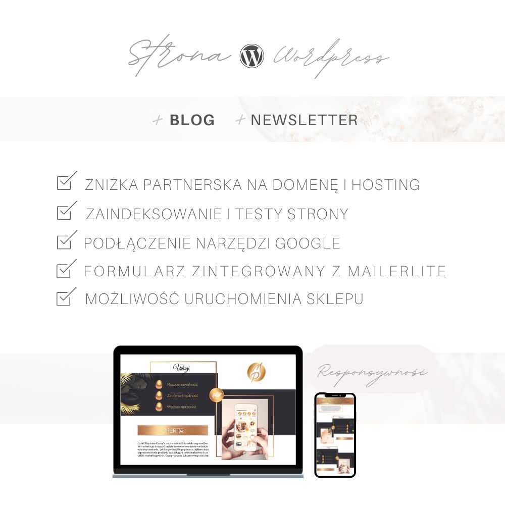 Oferta strona wordpress